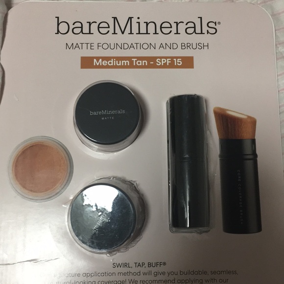 bareMinerals Other - Bare Minerals Matte Foundation/ Brush Medium Tan bareMinerals Other - Bare Minerals Matte Foundation/ Brush Medium Tan